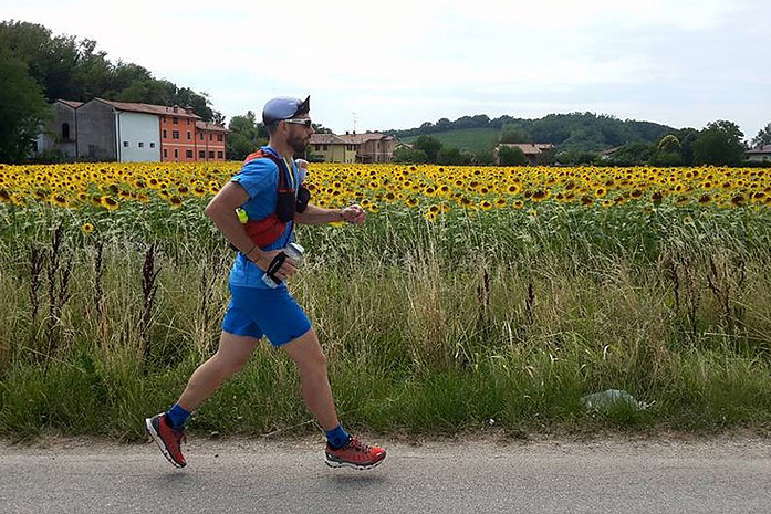 Michele Evangelisti e la sua corsa di 3.000km per beneficenza